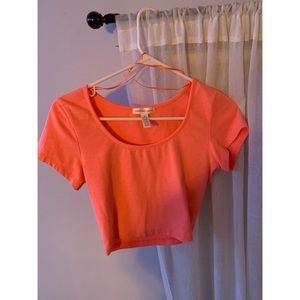 Pink/Coral crop top